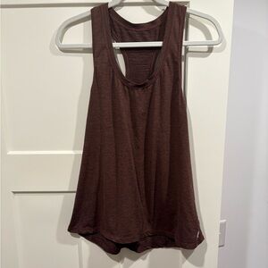 Vuori Dark Brown Tank, women’s XL